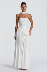Anneliese Maxi Dress - Ivory Dress Babyboo Fashion Premium Exclusive Design