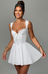 Antonella Mini Dress - Ivory Dress Babyboo Fashion Premium Exclusive Design