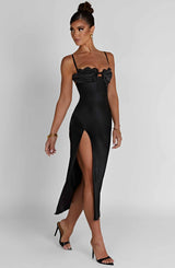 Ardelle Midi Dress - Black Dress Babyboo Fashion Premium Exclusive Design