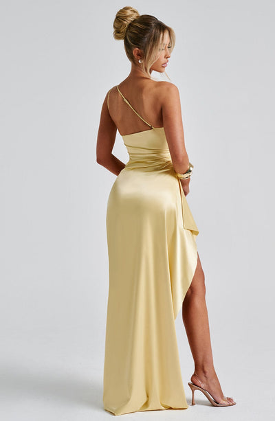Ariel Maxi Dress - Lemon - View 4 | Shop Formal Dress