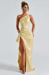 Ariel Maxi Dress - Lemon Dress Babyboo Fashion Premium Exclusive Design