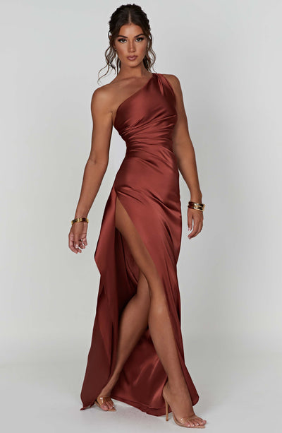 Collective Dress - Ariel Maxi Dress - Rust image 3