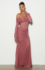 Arlena Maxi Dress - Rose Brown Dress Babyboo Fashion Premium Exclusive Design