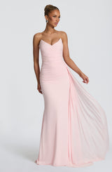 Ashika Maxi Dress - Blush Dress Babyboo Fashion Premium Exclusive Design