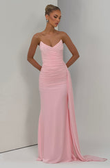 Ashika Maxi Dress - Blush Dress Babyboo Fashion Premium Exclusive Design
