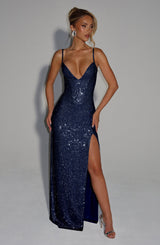 Ashton Maxi Dress - Navy Dress Babyboo Fashion Premium Exclusive Design