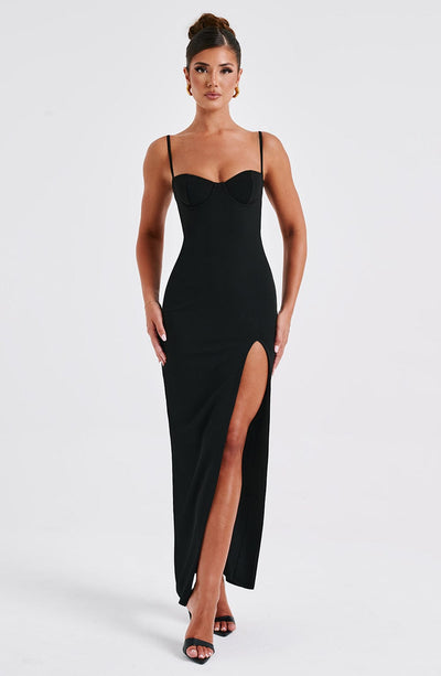 Asteria Maxi Dress - Black - View 4 | Shop Formal Dress