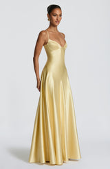 Asterin Maxi Dress - Lemon Dress Babyboo Fashion Premium Exclusive Design