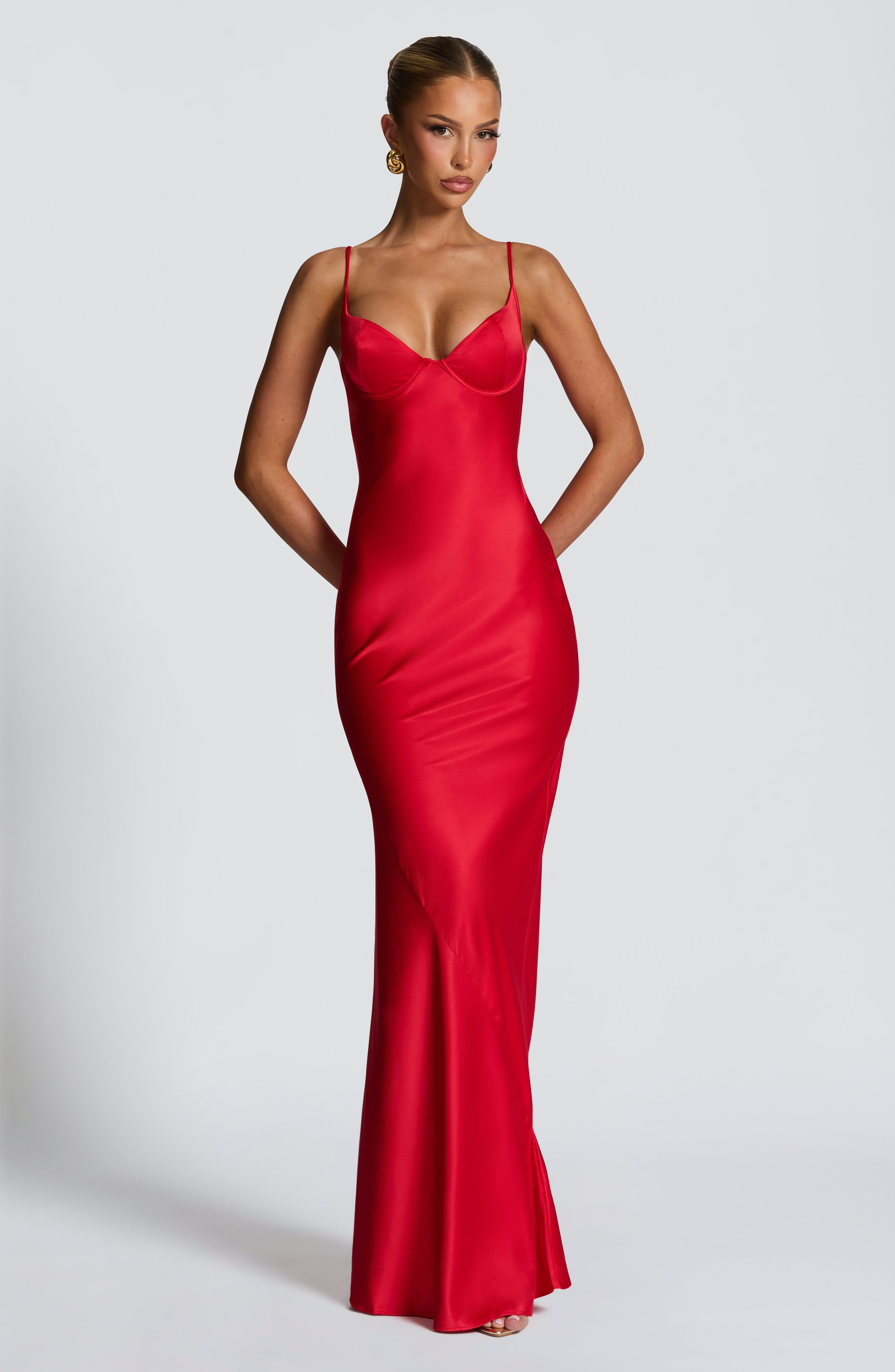 Babyboo Athena Maxi Dress in Red Size XL