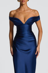 Aurelia Maxi Dress - Navy Dress Babyboo Fashion Premium Exclusive Design