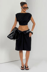 Ausra Bermuda Shorts - Black Shorts Babyboo Fashion Premium Exclusive Design