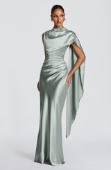 Avendra Maxi Dress - Sage Dress Babyboo Fashion Premium Exclusive Design