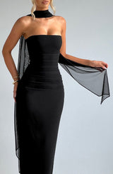 Ayla Scarf - Black Accessories ONE SIZE Babyboo Fashion Premium Exclusive Design