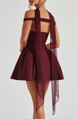 Ayla Scarf - Cherry Lacquer Accessories ONE SIZE Babyboo Fashion Premium Exclusive Design