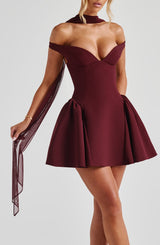 Ayla Scarf - Cherry Lacquer Accessories ONE SIZE Babyboo Fashion Premium Exclusive Design