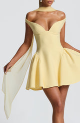 Ayla Scarf - Lemon Accessories ONE SIZE Babyboo Fashion Premium Exclusive Design