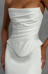 Azolla Corset - Ivory Tops Babyboo Fashion Premium Exclusive Design