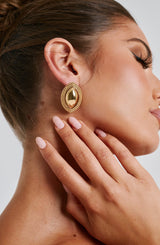 Azra Earrings - Gold Accessories ONE SIZE Babyboo Fashion Premium Exclusive Design