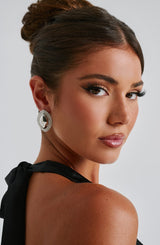 Azra Earrings - Silver Accessories ONE SIZE Babyboo Fashion Premium Exclusive Design