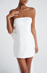 Barbara Mini Dress - Ivory Dress Babyboo Fashion Premium Exclusive Design