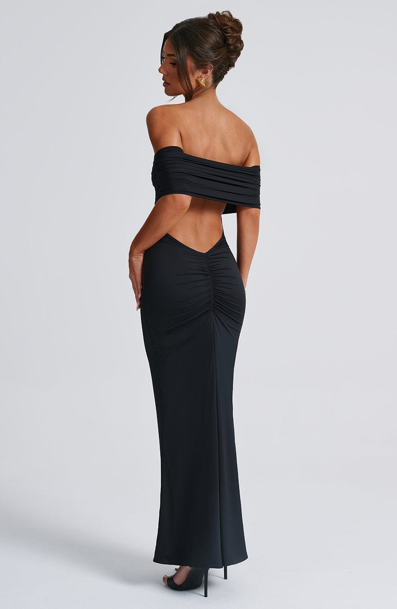 Belinda Maxi Dress - Black Dress Babyboo Fashion Premium Exclusive Design