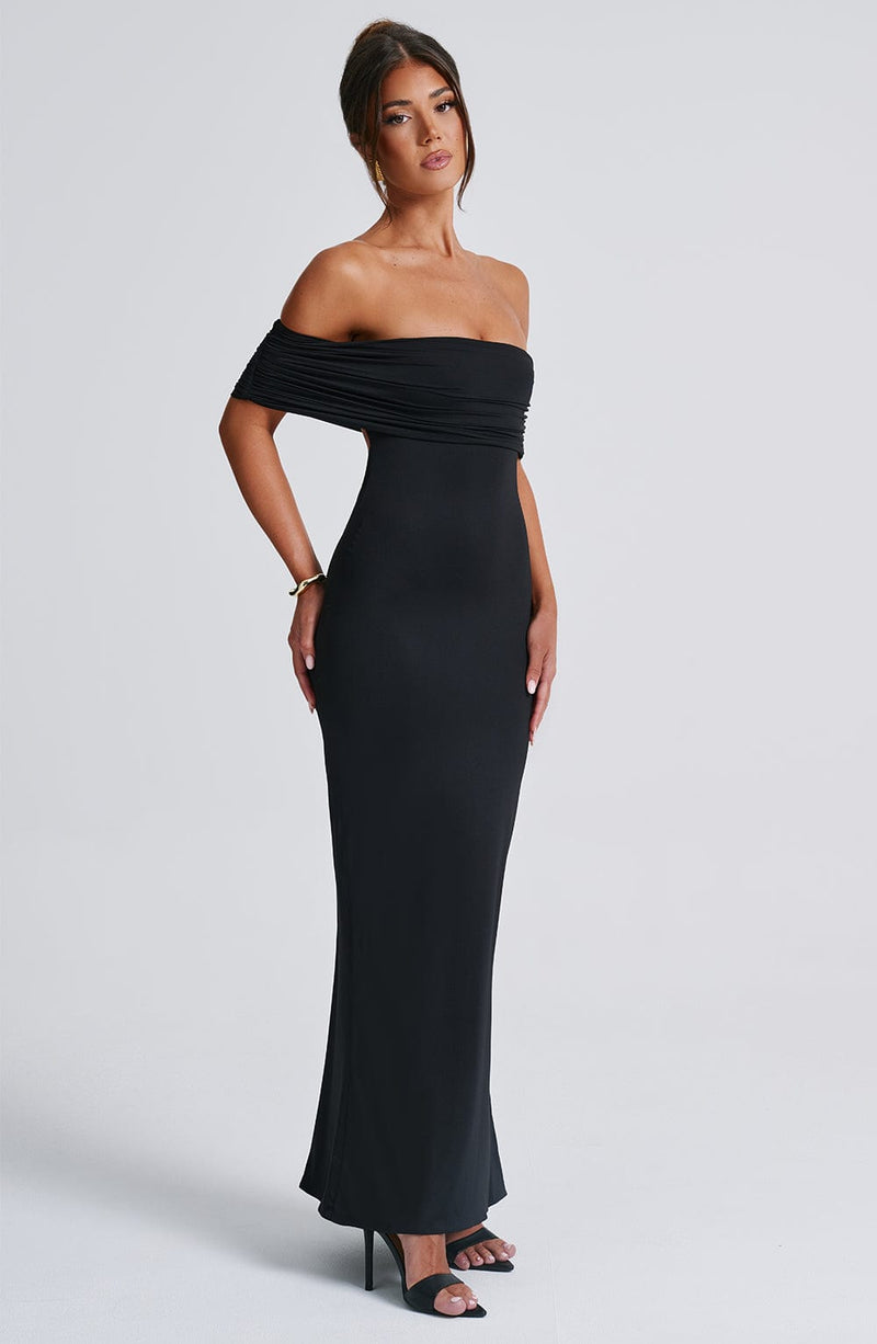 Belinda Maxi Dress - Black Dress Babyboo Fashion Premium Exclusive Design