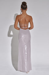 Bells Maxi Dress - Silver Dress Babyboo Fashion Premium Exclusive Design