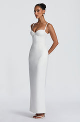 Bennett Maxi Dress - Ivory Dress Babyboo Fashion Premium Exclusive Design