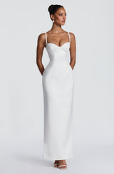 Bennett Maxi Dress - Ivory Dress Babyboo Fashion Premium Exclusive Design