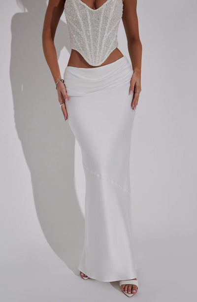 Collective Dress - Bernadette Maxi Skirt - Ivory image 6