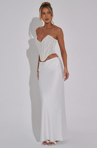 Collective Dress - Bernadette Maxi Skirt - Ivory image 4