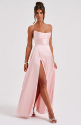 Bethany Maxi Dress - Blush Dress Babyboo Fashion Premium Exclusive Design