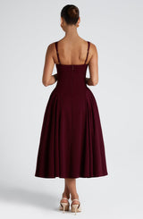 Betty Midi Dress - Cherry Lacquer Dress Babyboo Fashion Premium Exclusive Design