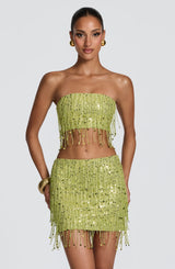 Blaise Top - Olive Tops Babyboo Fashion Premium Exclusive Design