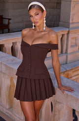 Blakely Top - Plum Brown Tops Babyboo Fashion Premium Exclusive Design