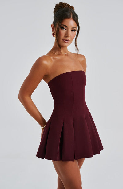 Collective Dress - Bryony Mini Dress - Cherry Lacquer image 5