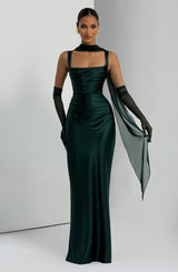 Calanthe Maxi Dress - Emerald Dress Babyboo Fashion Premium Exclusive Design