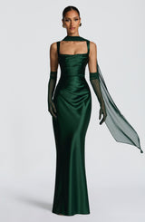 Calanthe Maxi Dress - Emerald Dress Babyboo Fashion Premium Exclusive Design