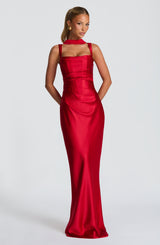 Calanthe Maxi Dress - Red Dress Babyboo Fashion Premium Exclusive Design