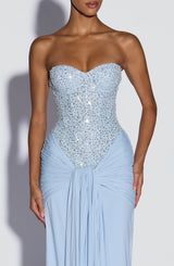 Carina Maxi Dress - Glacier Blue Dress Babyboo Fashion Premium Exclusive Design