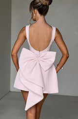 Carrie Mini Dress - Blush Dress Babyboo Fashion Premium Exclusive Design