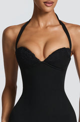 Cassia Midi Dress - Black Dress Babyboo Fashion Premium Exclusive Design