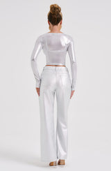 Cassidy Pant - Silver Pants Babyboo Fashion Premium Exclusive Design