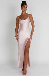 Celestina Maxi Dress - Blush Dress Babyboo Fashion Premium Exclusive Design