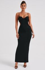 Celine Maxi Dress - Black Dress Babyboo Fashion Premium Exclusive Design
