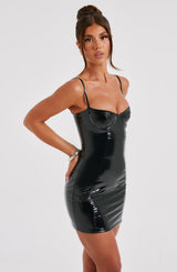 Charlie Mini Dress - Black Dress Babyboo Fashion Premium Exclusive Design