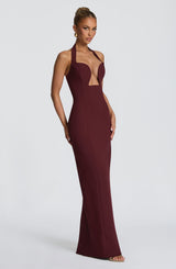 Charlotte Maxi Dress - Cherry Lacquer Dress Babyboo Fashion Premium Exclusive Design