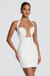 Charlotte Mini Dress - Ivory Dress Babyboo Fashion Premium Exclusive Design