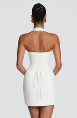 Charlotte Mini Dress - Ivory Dress Babyboo Fashion Premium Exclusive Design