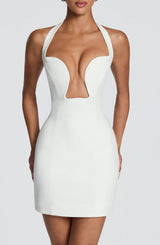 Charlotte Mini Dress - Ivory Dress Babyboo Fashion Premium Exclusive Design
